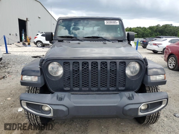 2021 Jeep Gladiator Sport S с VIN 1C6JJTAG5ML583241, выставлен на аукционе Copart как лот 58386985 с пробегом 75 978 миль миль и Списание • Salvage title. История ставок и продаж доступна на DreamBid. Изображение 5.