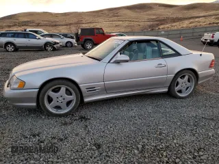 2001 Mercedes-Benz SL-Class with VIN WDBFA68F01F198790, listed as a Copart auction lot 86946014 with 108,159 mi miles and Clean Title. Bid and sale history available at carsss.com. Image 1.
