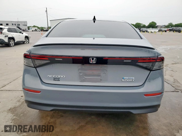 2023 Honda Accord Sport with VIN 1HGCY2F55PA017872, listed as a Copart auction lot 53795605 with 62,857 mi miles and Salvage title. Bid and sale history available at DreamBid. Image 6.