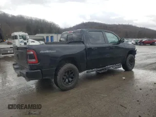 2020 Ram 1500 Big Horn with VIN 1C6SRFFT6LN376381, listed as a Copart auction lot 49869355 with 115,349 mi miles and Salvage Title. Bid and sale history available at carsss.com. Image 3.