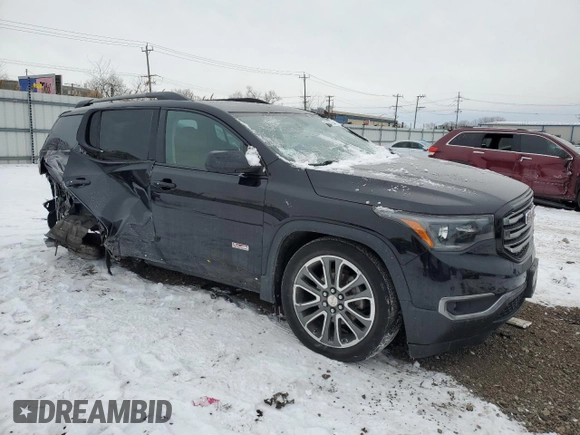 2017 GMC Acadia SLT with VIN 1GKKNVLS8HZ224570, listed as a Copart auction lot 45385165 with 75,175 mi miles and Salvage Title. Bid and sale history available at carsss.com. Image 4.