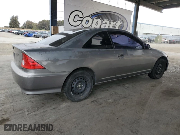 2004 Honda Civic EX with VIN 1HGEM21994L026363, listed as a Copart auction lot 54975465 with 159,188 mi miles and Clean Title. Bid and sale history available at DreamBid. Image 3.