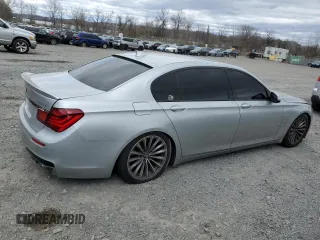2014 BMW 7 Series ALPINA B7 xDrive with VIN WBAYF8C55ED142235, listed as a Copart auction lot 53257405 with Not Provided miles and Salvage Title. Bid and sale history available at carsss.com. Image 3.