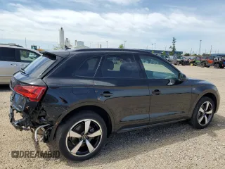 2022 Audi Q5 S line Prestige with VIN WA1FAAFY7N2111029, listed as a Copart auction lot 61124405 with 28,442 mi miles and Salvage title. Bid and sale history available at DreamBid. Image 3.