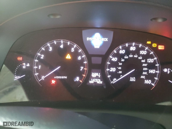 2008 Lexus LS 460 LWB with VIN JTHGL46F785026908, listed as a Copart auction lot 49184925 with 147,576 mi miles and Salvage Title. Bid and sale history available at carsss.com. Image 9.