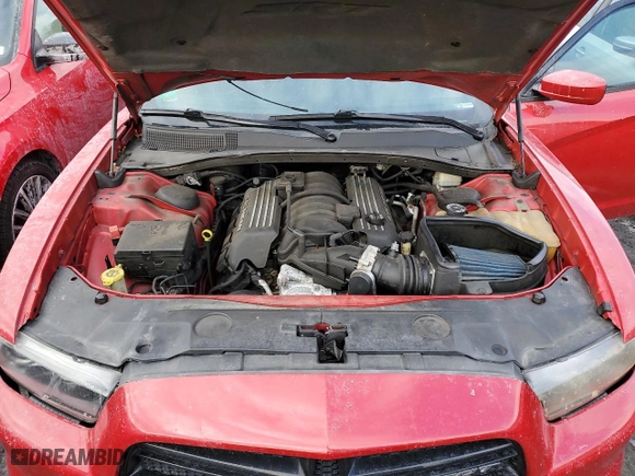 2012 Dodge Charger SRT8 with VIN 2C3CDXEJ6CH185686, listed as a Copart auction lot 41735455 with 185,073 mi miles and Salvage Title. Bid and sale history available at carsss.com. Image 11.