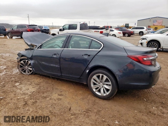 2016 Buick Regal z VIN 2G4GK5EX5G9110470, wystawiony jako Copart lot #59925975 z przebiegiem 59 893 mil mil oraz Szkoda całkowita • Salvage title. Historia ofert i sprzedaży dostępna na DreamBid. Obrazek 2.