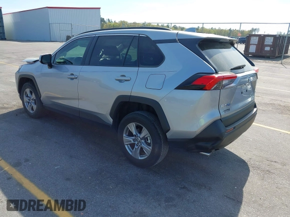 2023 Toyota RAV4 XLE with VIN 2T3W1RFV2PC230208, listed as a IAAI auction lot 41916027 with 21,151 mi miles. Bid and sale history available at carsss.com. Image 3.
