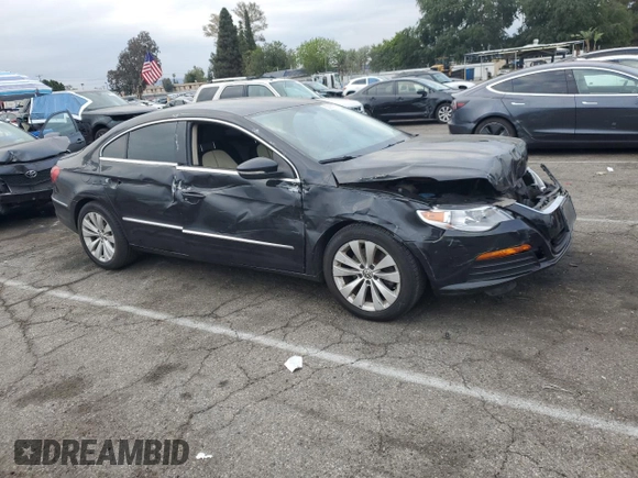 2011 Volkswagen CC Sport with VIN WVWMP7AN5BE729214, listed as a Copart auction lot 53884395 with 124,639 mi miles and Salvage Title. Bid and sale history available at carsss.com. Image 4.