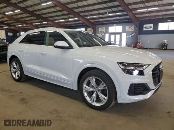 2019 Audi Q8 Premium z VIN WA1AVAF19KD010981, wystawiony jako Copart lot #48662215 z przebiegiem 84 783 mil mil oraz Czysty tytuł • Clean title. Historia ofert i sprzedaży dostępna na DreamBid. Obrazek 4.