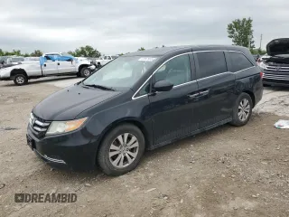 2015 Honda Odyssey EX-L z VIN 5FNRL5H67FB124944, wystawiony jako Copart lot #57447915 z przebiegiem 107 135 mil mil oraz Szkoda całkowita • Salvage title. Historia ofert i sprzedaży dostępna na DreamBid. Obrazek 1.