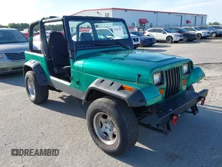 1995 Jeep Wrangler S z VIN 1J4FY19P4SP216592, wystawiony jako IAAI lot #42281585 z przebiegiem 103 135 mil mil oraz . Historia ofert i sprzedaży dostępna na DreamBid. Obrazek 1.