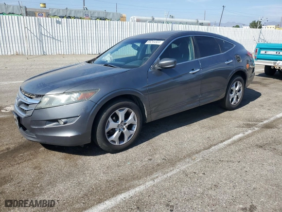 2012 Honda Crosstour EX-L with VIN 5J6TF1H53CL003814, listed as a Copart auction lot 66244564 with 186,124 mi miles and Salvage Title. Bid and sale history available at carsss.com. Image 1.