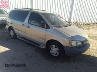 2000 Toyota Sienna LE with VIN 4T3ZF13C5YU196543, listed as a IAAI auction lot 41697047 with 291,937 mi miles. Bid and sale history available at carsss.com. Image 1.