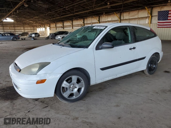 2003 Ford Focus ZX3 with VIN 3FAFP31ZX3R168985, listed as a Copart auction lot 45974015 with 181,312 mi miles and Salvage title. Bid and sale history available at DreamBid. Image 1.