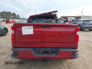 2020 Chevrolet Silverado 1500 Custom with VIN 3GCPWBEK6LG217622, listed as a IAAI auction lot 41374300 with 1 mi miles. Bid and sale history available at carsss.com. Image 17.