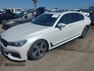2019 BMW 7 Series 740i with VIN WBA7E2C53KB454816, listed as a IAAI auction lot 42539294 with 73,363 mi miles and . Bid and sale history available at DreamBid. Image 18.