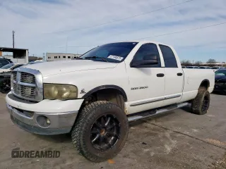2004 Dodge Ram 2500 SLT with VIN 3D7KU28C94G196275, listed as a Copart auction lot 47184675 with 449,191 mi miles and Clean Title. Bid and sale history available at carsss.com. Image 1.