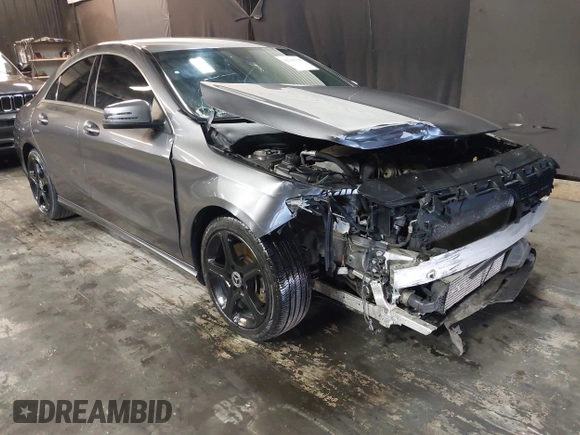 2018 Mercedes-Benz CLA 250 with VIN WDDSJ4GB9JN519224, listed as a IAAI auction lot 42142788 with 71,650 mi miles and . Bid and sale history available at DreamBid. Image 1.