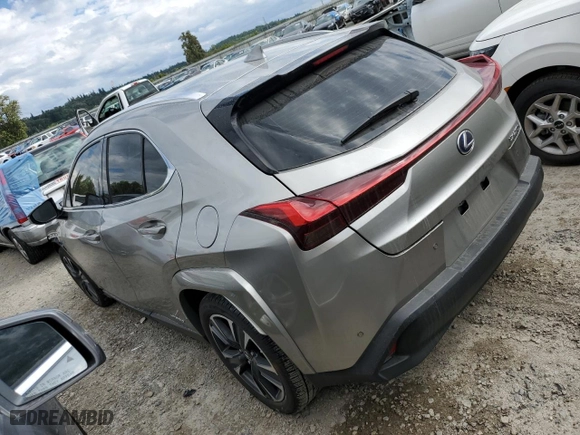 2022 Lexus UX with VIN JTHP9JBH2N2062068, listed as a Copart auction lot 59896763 with 23,418 mi miles. Bid and sale history available at carsss.com. Image 2.