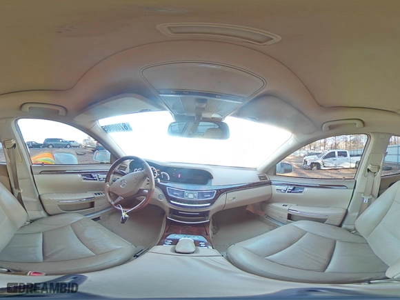 2010 Mercedes-Benz S-Class S 550 with VIN WDDNG7BB0AA340596, listed as a Copart auction lot 87000054 with 197,403 mi miles and Salvage Title. Bid and sale history available at carsss.com. Image 13.