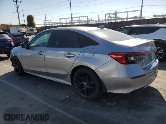 2022 Honda Civic Sedan Sport with VIN 2HGFE2F53NH554535, listed as a Copart auction lot 50252775 with 40,274 mi miles and Salvage Title. Bid and sale history available at carsss.com. Image 2.