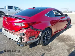 2017 Lexus RC F with VIN JTHHP5BC6H5006076, listed as a IAAI auction lot 40995520 with 49,461 mi miles. Bid and sale history available at carsss.com. Image 4.