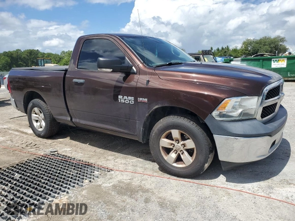 2014 Ram 1500 Express with VIN 3C6JR6AT1EG300744, listed as a Copart auction lot 65007225 with 222,283 mi miles and Clean title. Bid and sale history available at DreamBid. Image 4.