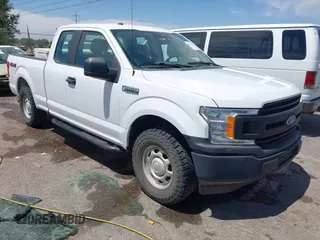 2019 Ford F-150 XL with VIN 1FTFX1E5XKKE79504, listed as a IAAI auction lot 42706439 with 156,217 mi miles and . Bid and sale history available at DreamBid. Image 1.