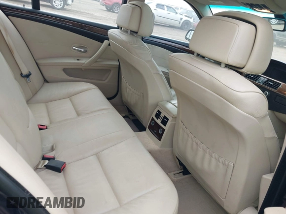 2008 BMW 5 Series 528i with VIN WBANU53568C113344, listed as a IAAI auction lot 41960354 with 194,459 mi miles and . Bid and sale history available at carsss.com. Image 8.