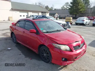2009 Toyota Corolla with VIN 2T1BU40E89C009936, listed as a IAAI auction lot 41826017 with 217,146 mi miles. Bid and sale history available at carsss.com. Image 6.