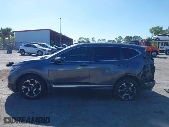 2017 Honda CR-V Touring with VIN 2HKRW1H91HH505686, listed as a IAAI auction lot 41805226 with 120,760 mi miles. Bid and sale history available at carsss.com. Image 14.