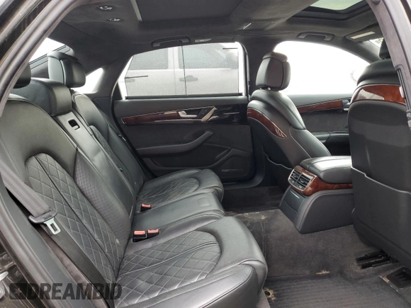 2013 Audi A8 L 3.0L with VIN WAURGAFD9DN004556, listed as a Copart auction lot 41462695 with 138,090 mi miles and Clean Title. Bid and sale history available at carsss.com. Image 10.