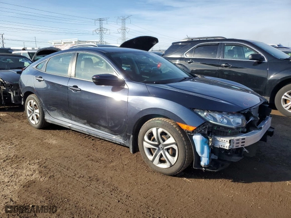 2018 Honda Civic Sedan LX with VIN 19XFC2F54JE040025, listed as a Copart auction lot 48426645 with 102,523 mi miles and Salvage Title. Bid and sale history available at carsss.com. Image 4.