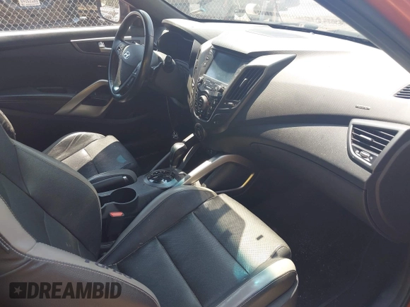 2016 Hyundai Veloster Turbo with VIN KMHTC6AE6GU273220, listed as a IAAI auction lot 42729369 with 103,933 mi miles and . Bid and sale history available at DreamBid. Image 5.