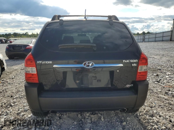 2006 Hyundai Tucson GLS with VIN KM8JN72D06U343113, listed as a Copart auction lot 71891754 with 195,945 mi miles and Clean Title. Bid and sale history available at carsss.com. Image 6.