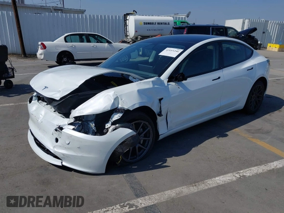 2025 Tesla Model 3 Long Range with VIN 5YJ3E1EA4SF903567, listed as a IAAI auction lot 42453246 with 19,365 mi miles and . Bid and sale history available at DreamBid. Image 21.