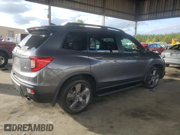 2021 Honda Passport Touring с VIN 5FNYF7H97MB012926, выставлен на аукционе Copart как лот 79346014 с пробегом 59 096 миль миль и Списание • Salvage title. История ставок и продаж доступна на DreamBid. Изображение 3.