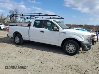 2015 Ford F-150 XL with VIN 1FTEX1CF8FKD38024, listed as a Copart auction lot 50732175 with 217,893 mi miles and Salvage Title. Bid and sale history available at carsss.com. Image 4.