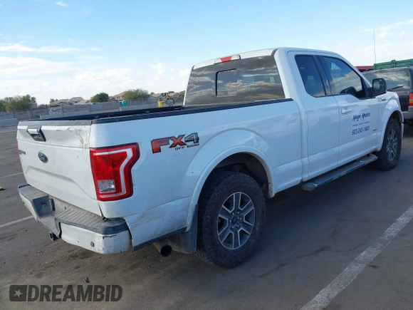 2016 Ford F-150 XLT with VIN 1FTEX1EPXGFB35667, listed as a IAAI auction lot 41367845 with 1,260,869 mi miles. Bid and sale history available at carsss.com. Image 4.