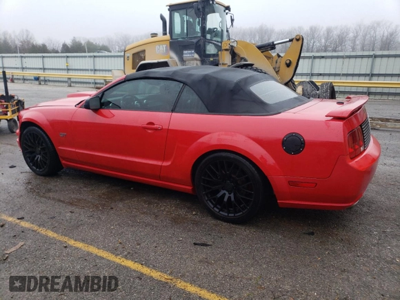 2008 Ford Mustang GT Deluxe with VIN 1ZVHT85H185131800, listed as a Copart auction lot 86317064 with 107,714 mi miles and Salvage Title. Bid and sale history available at DreamBid. Image 2.