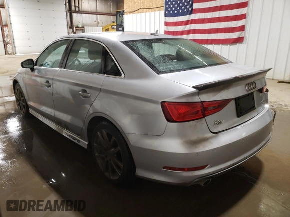 2015 Audi A3 2.0T Prestige with VIN WAUKFGFF7F1072843, listed as a Copart auction lot 49320643 with 64,111 mi miles and Non Repairable. Bid and sale history available at carsss.com. Image 2.