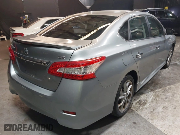 2013 Nissan Sentra S with VIN 3N1AB7AP2DL730894, listed as a IAAI auction lot 42111644 with 93,368 mi miles and . Bid and sale history available at DreamBid. Image 4.