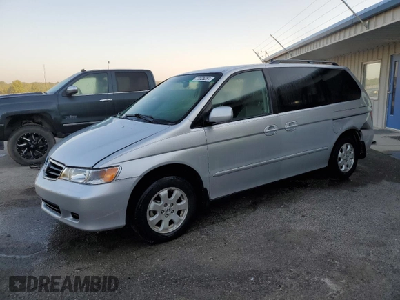 2003 Honda Odyssey EX-L with VIN 5FNRL18943B159553, listed as a Copart auction lot 72025294 with 182,942 mi miles and Salvage Title. Bid and sale history available at DreamBid. Image 1.