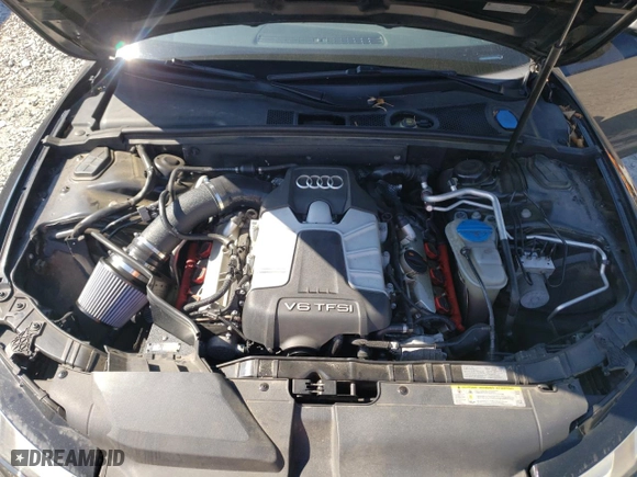 2013 Audi S5 Premium Plus with VIN WAUCGAFH4DN009057, listed as a Copart auction lot 44631485 with 124,854 mi miles and Salvage Title. Bid and sale history available at carsss.com. Image 11.