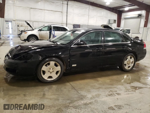 2006 Chevrolet Impala SS with VIN 2G1WD58C769141794, listed as a Copart auction lot 87957155 with 123,034 mi miles and Salvage Title. Bid and sale history available at DreamBid. Image 1.