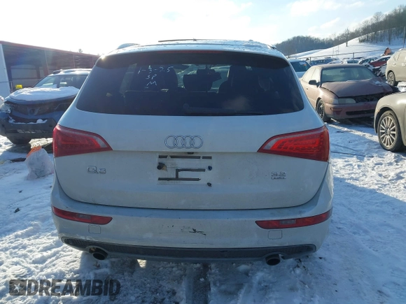 2012 Audi Q5 3.2L Premium Plus with VIN WA1DKAFP9CA071857, listed as a IAAI auction lot 41391040 with 1 mi miles. Bid and sale history available at carsss.com. Image 17.
