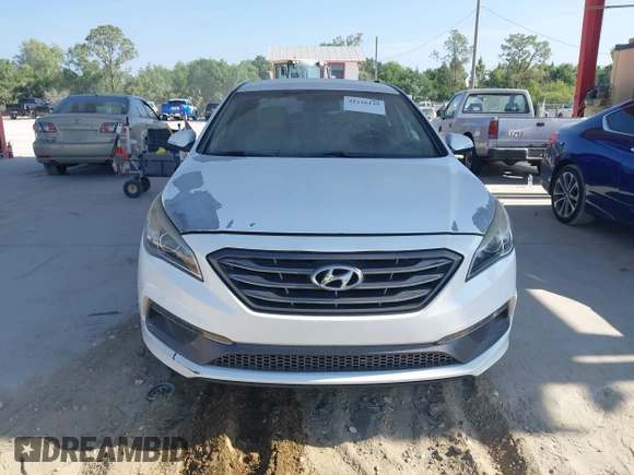 2016 Hyundai Sonata Sport with VIN 5NPE34AF1GH283142, listed as a IAAI auction lot 42226129 with 111,724 mi miles and . Bid and sale history available at DreamBid. Image 6.
