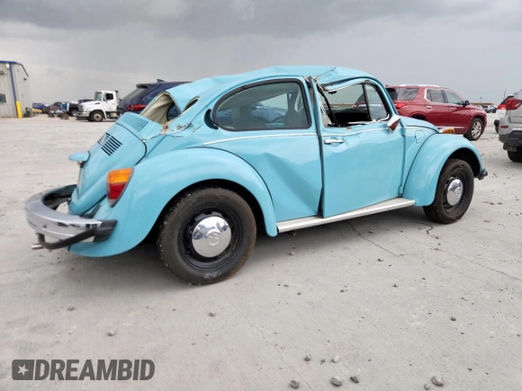 1974 Volkswagen Beetle with VIN 1142451120, listed as a Copart auction lot 63041995 with 10,102 mi miles and Salvage title. Bid and sale history available at DreamBid. Image 3.