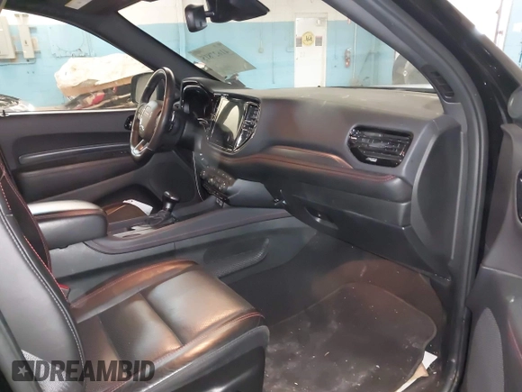 2024 Dodge Durango GT Plus with VIN 1C4RDJDG5RC186476, listed as a IAAI auction lot 41627815 with 5,489 mi miles and . Bid and sale history available at DreamBid. Image 5.